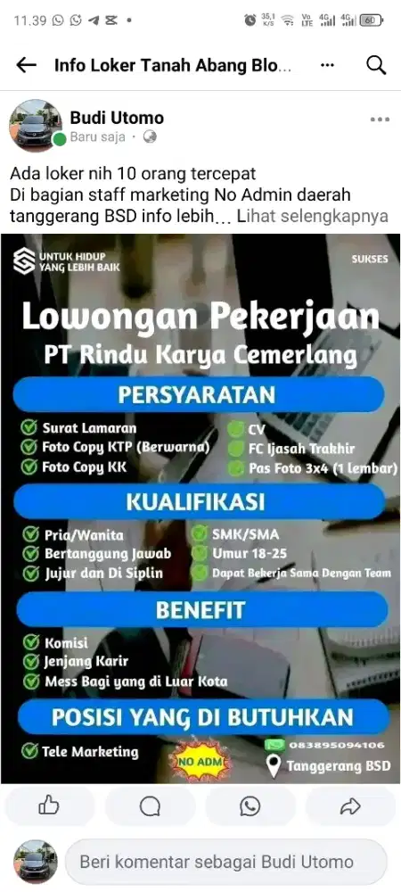 Staff marketing