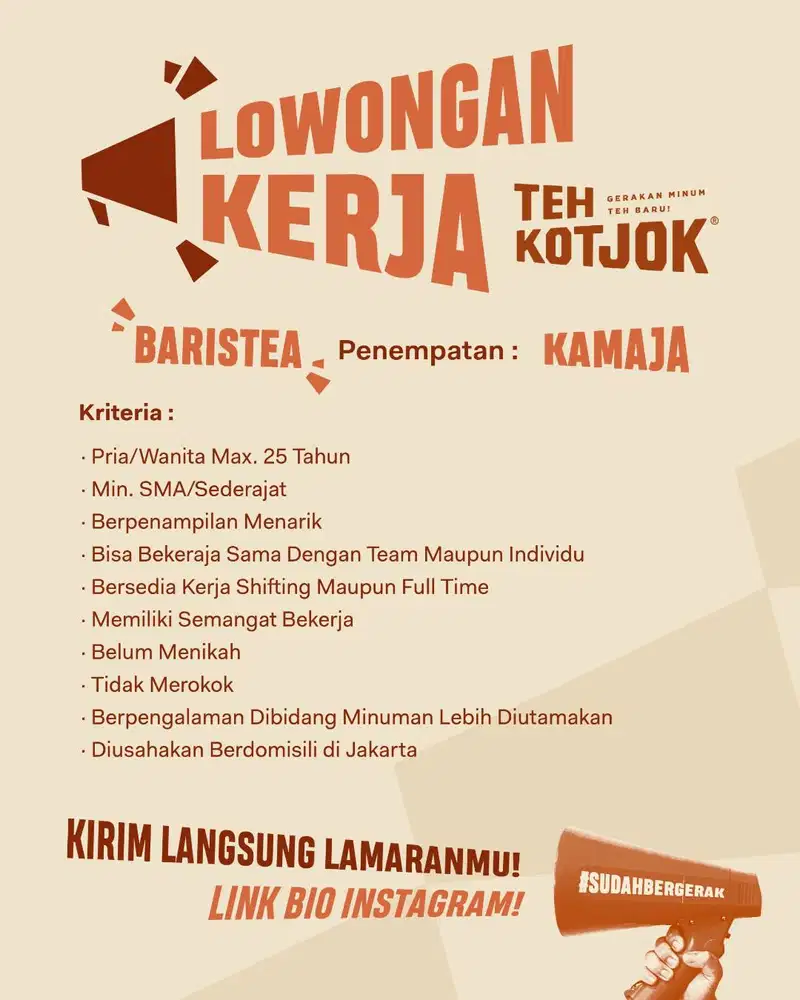 Baristea Teh Kotjok Kamaja
