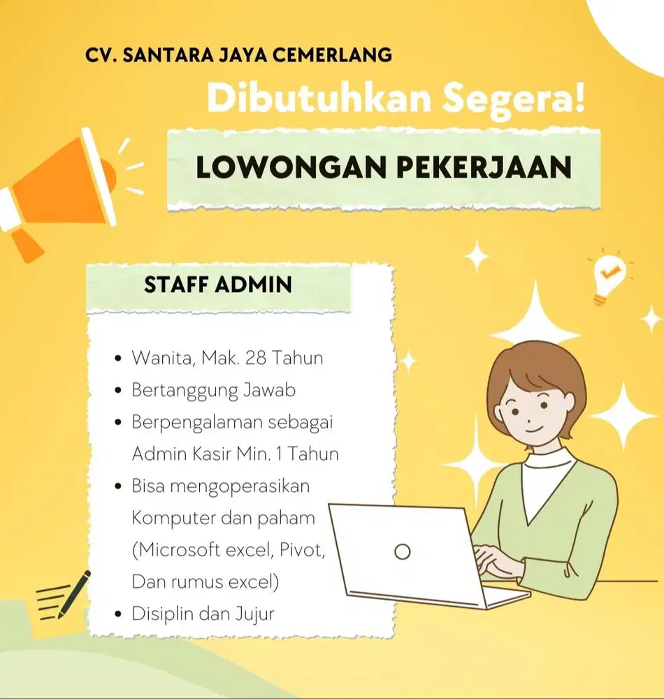 Loker Staff Administrasi