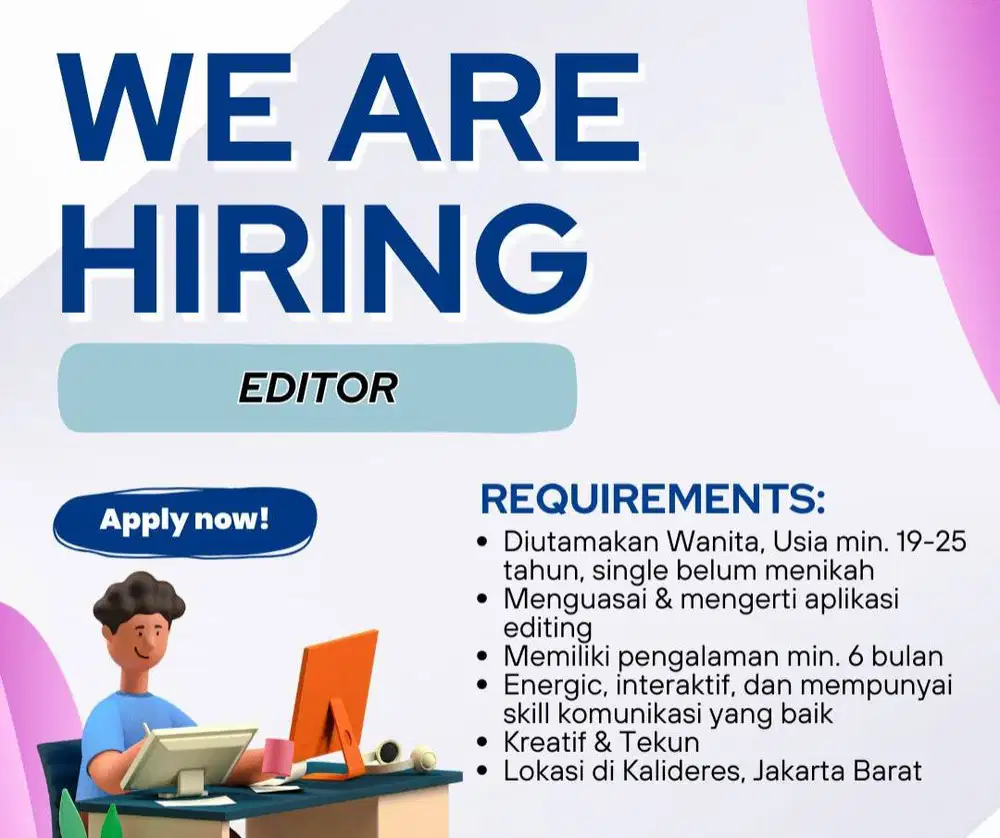 Lowongan Editor