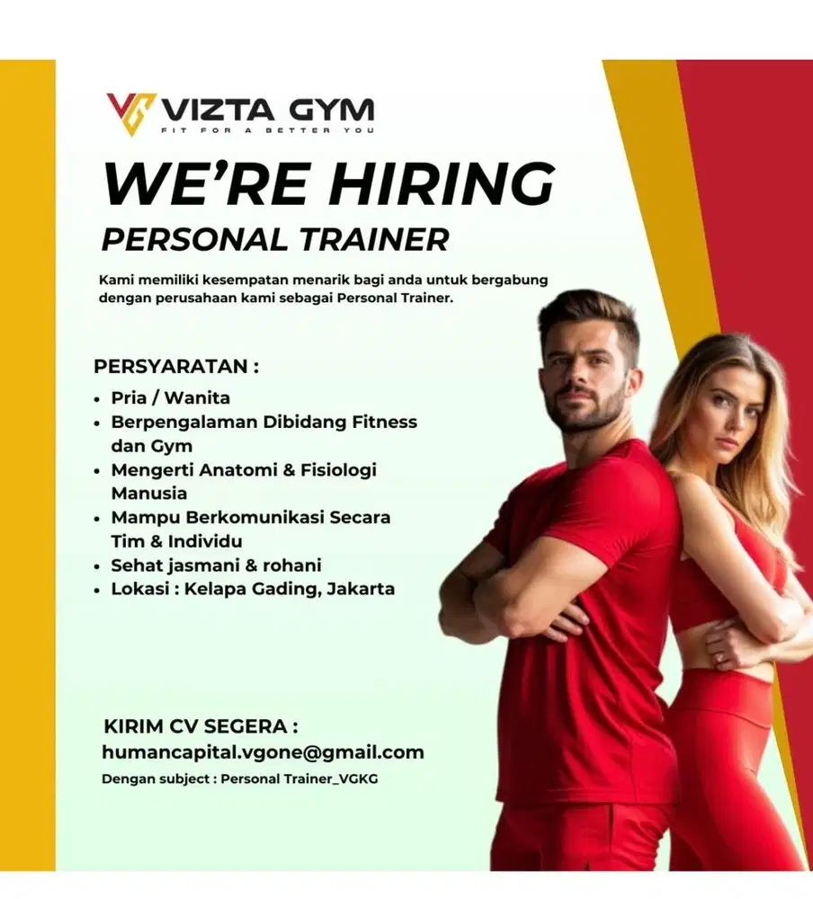 Lowongan Personal Trainer