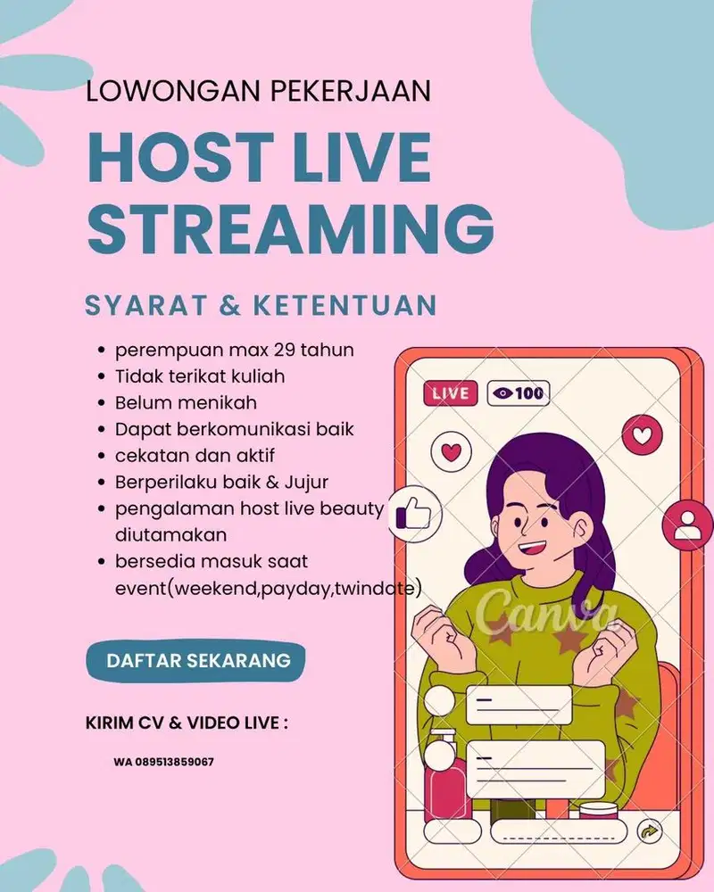 DICARI HOST LIVE DAERAH MUARA ANGKE PLUIT JAKARTA UTARA