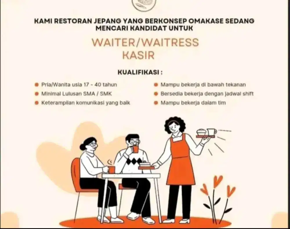 Lowongan kerja resto terbaru