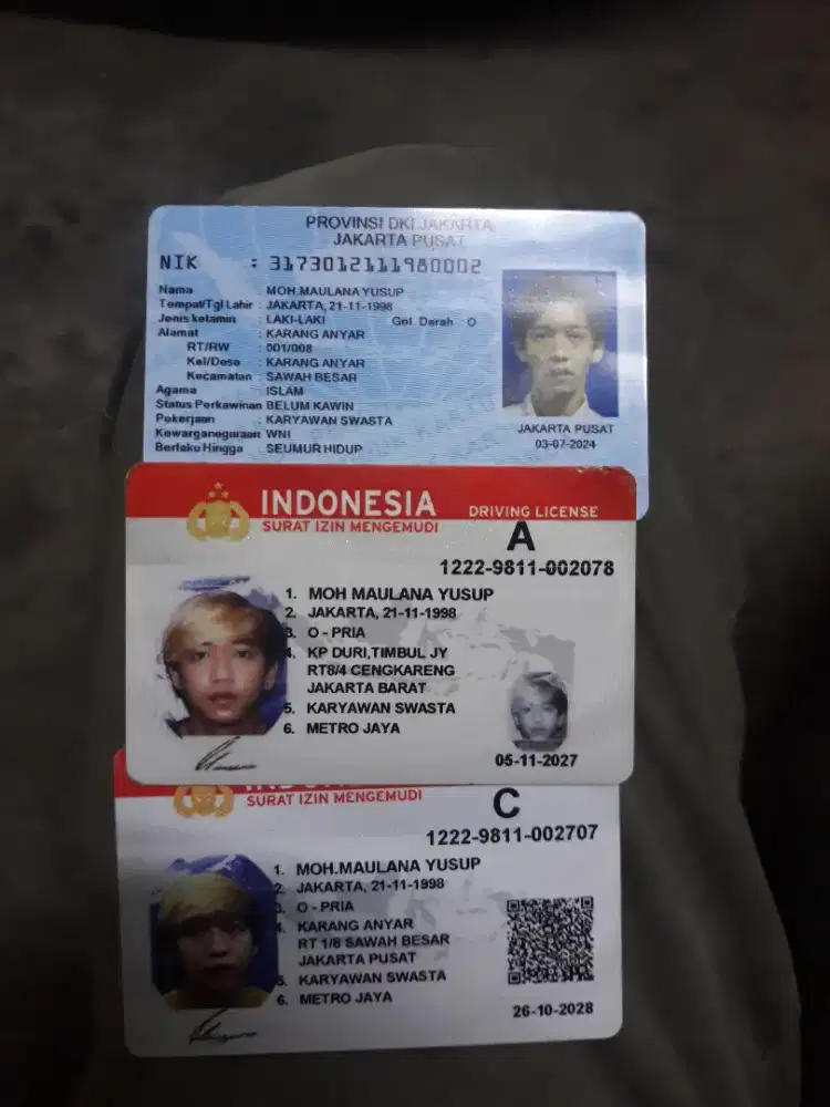 Driver pribadi tinggal di dalam