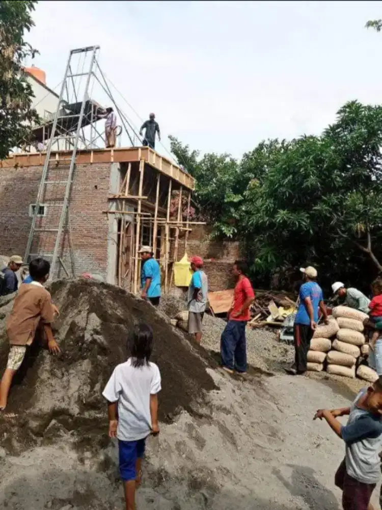 tukang dan kuli bangunan borongan