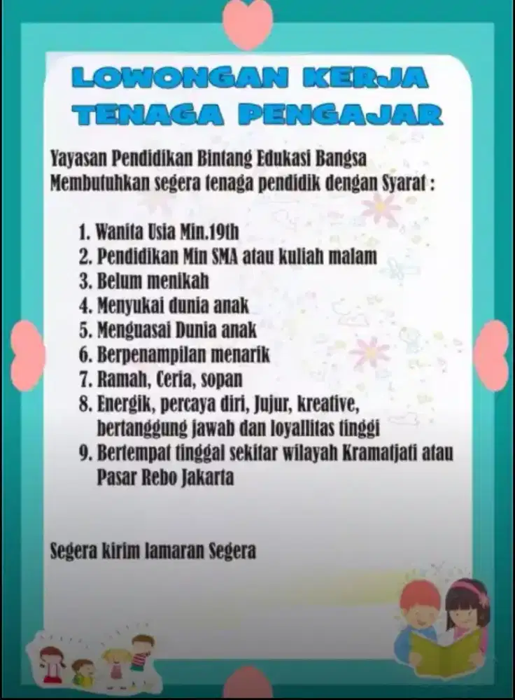 TENAGA PENGAJAR WANITA