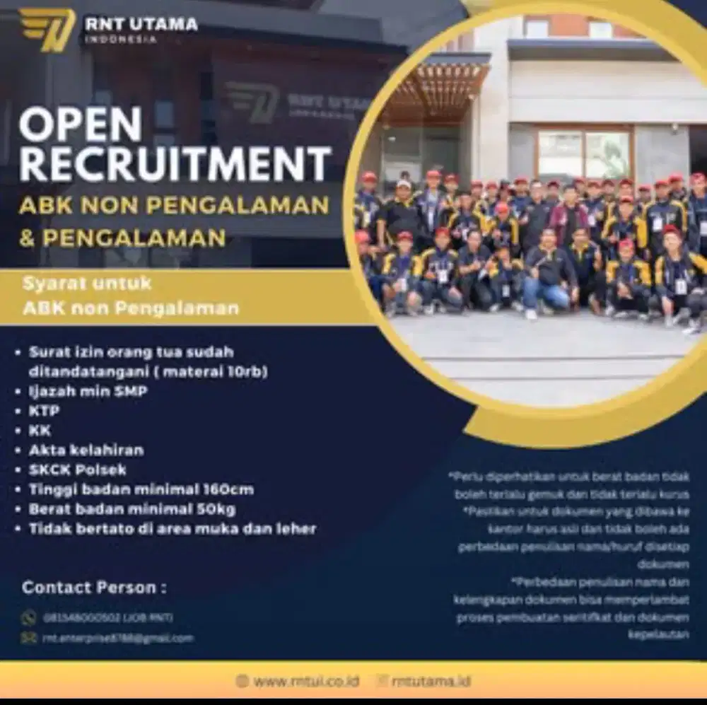 Pt RNT ..KERJAAN Pelayaran