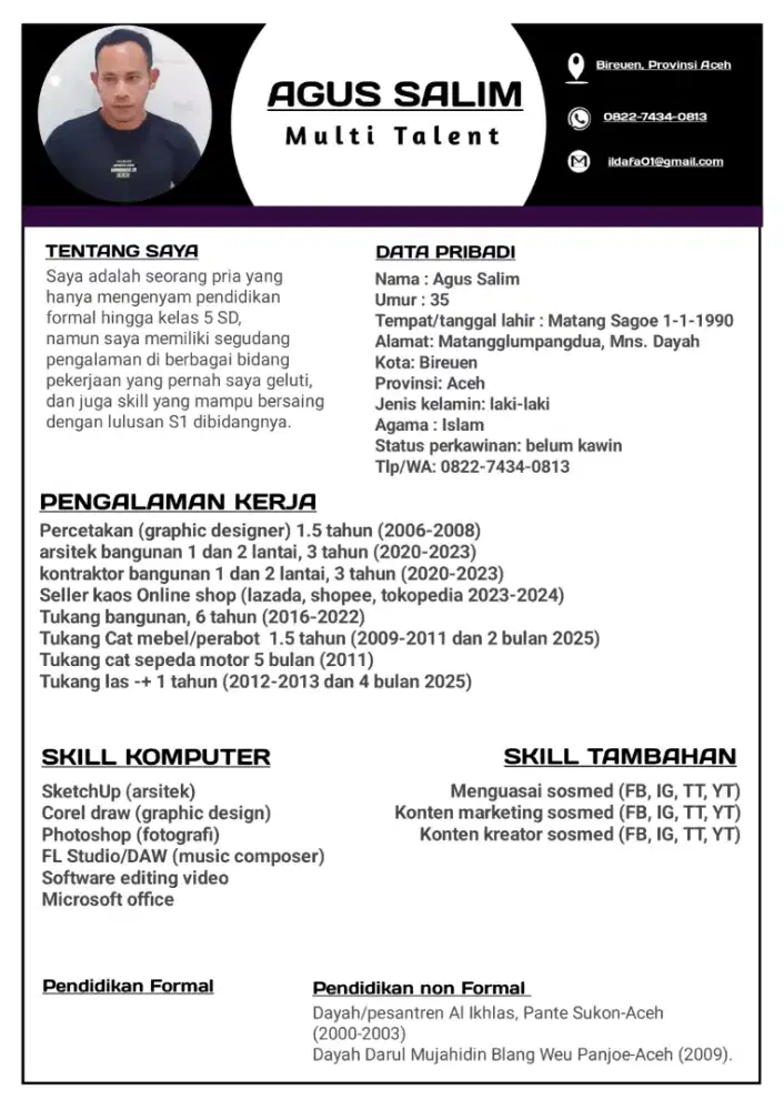 Cari pekerjaan sesuai skill