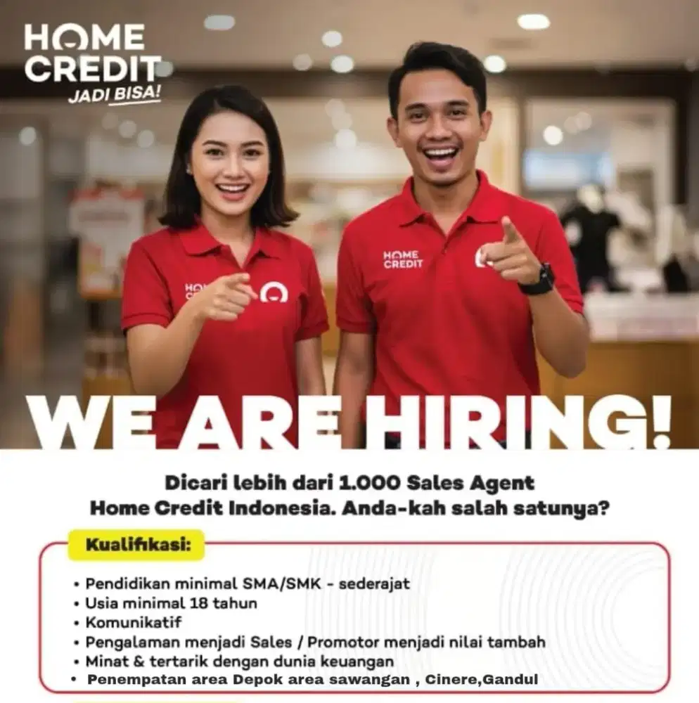 DIBUTUHKAN SALES AGENT