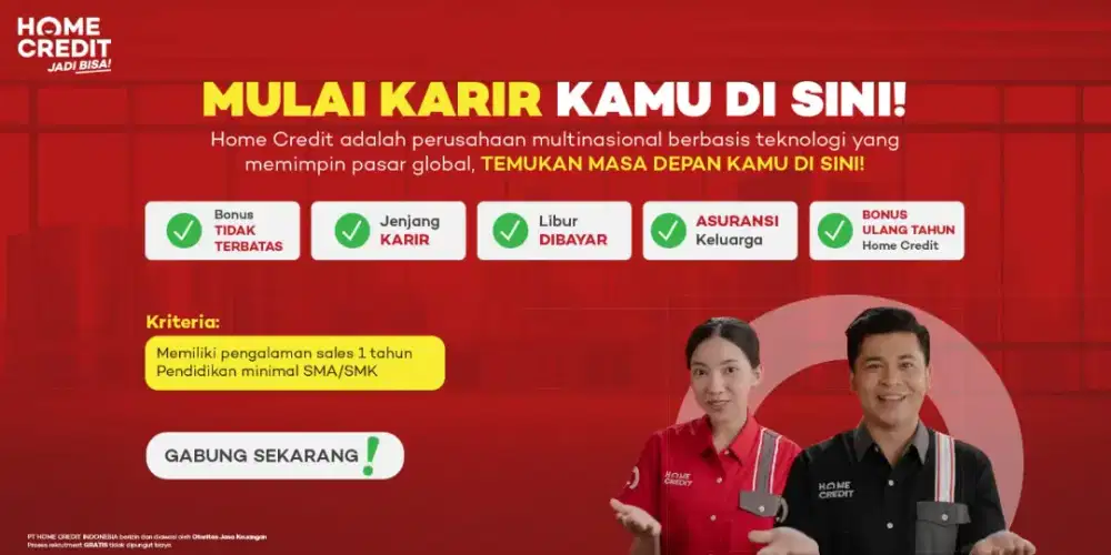 Lowongan Kerja Home Credit Indonesia