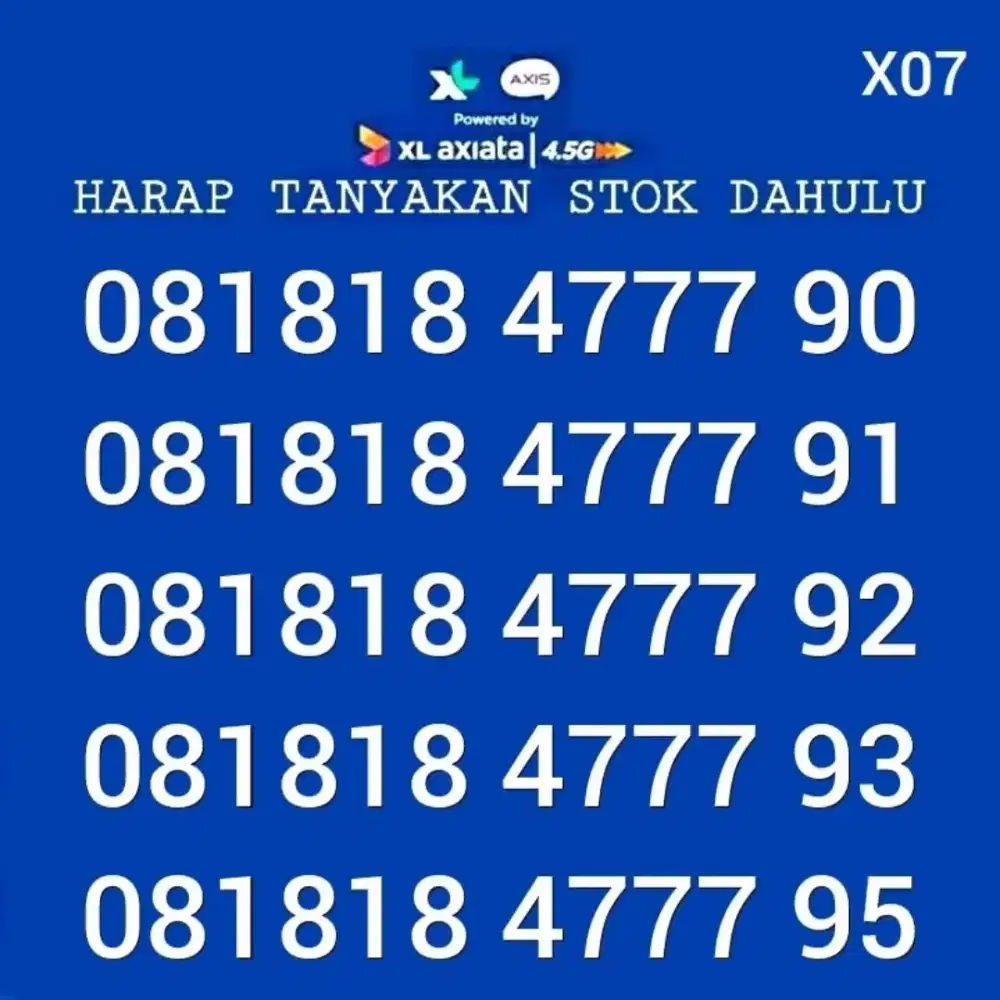 Bebas Pilih Nomor Cantik di XL Prioritasmu