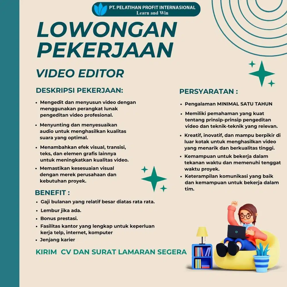 Lowongan Video Editor