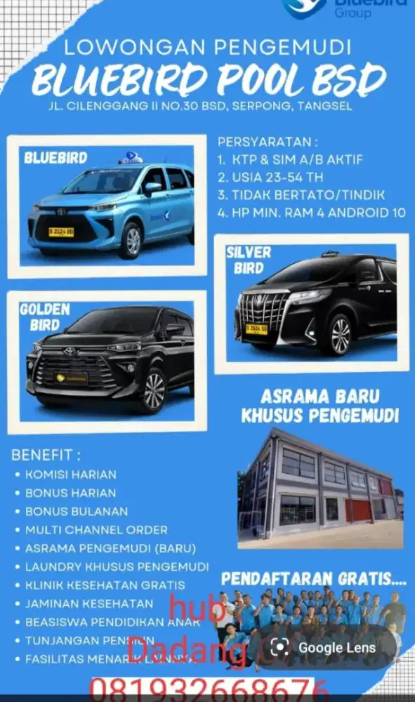 Dibutuhkan pengemudi