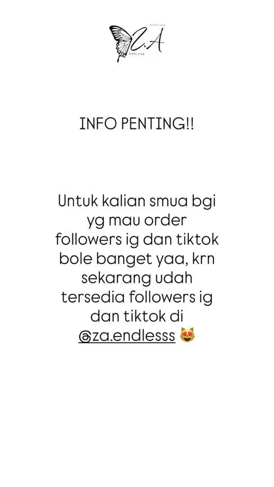 Jual followers ig dan tiktok
