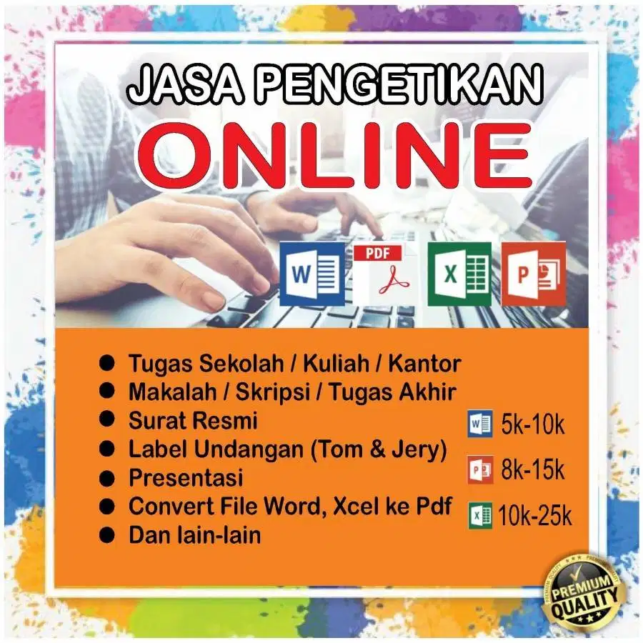 Jasa Bantu Tugas Sekolah / Kampus / Kantor