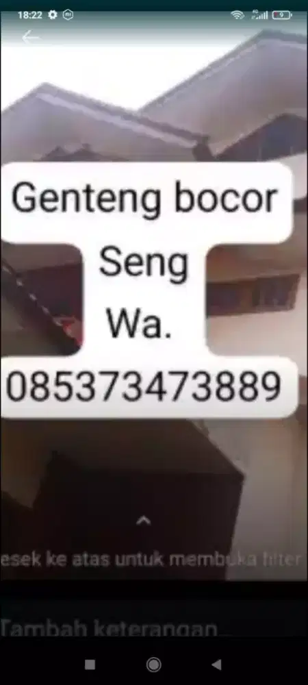 Tukang Genteng Bocor seng