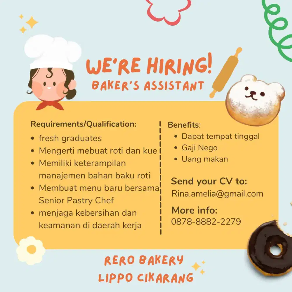 Mencari BAKER untuk produksi