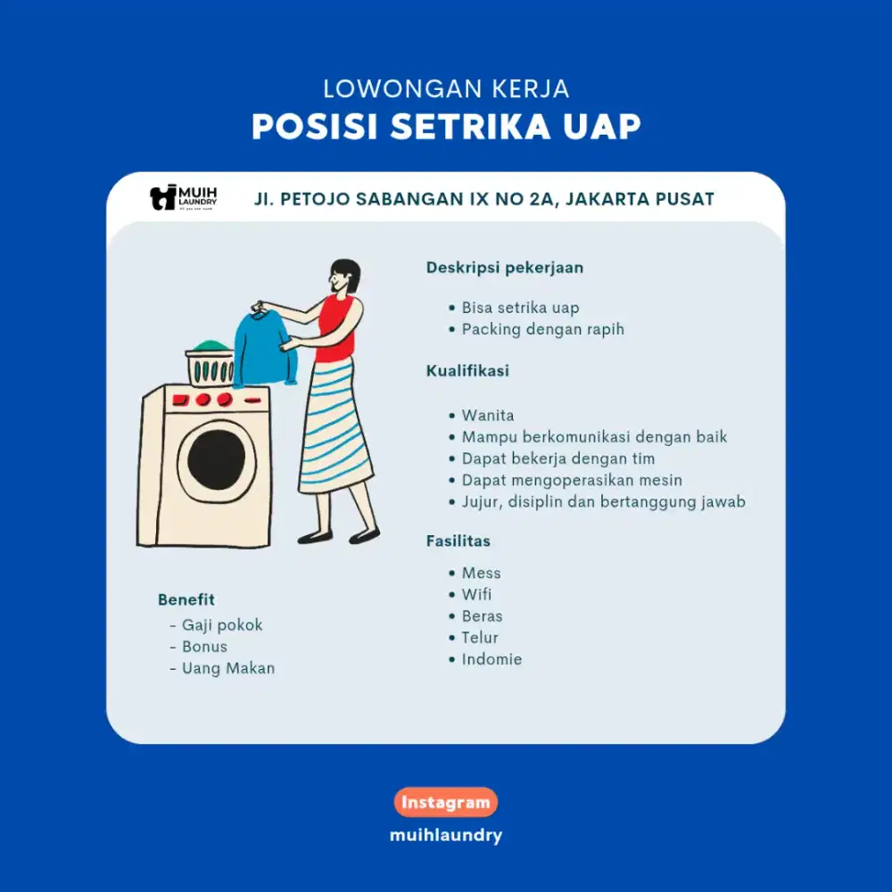 Loker Pegawai Laundry