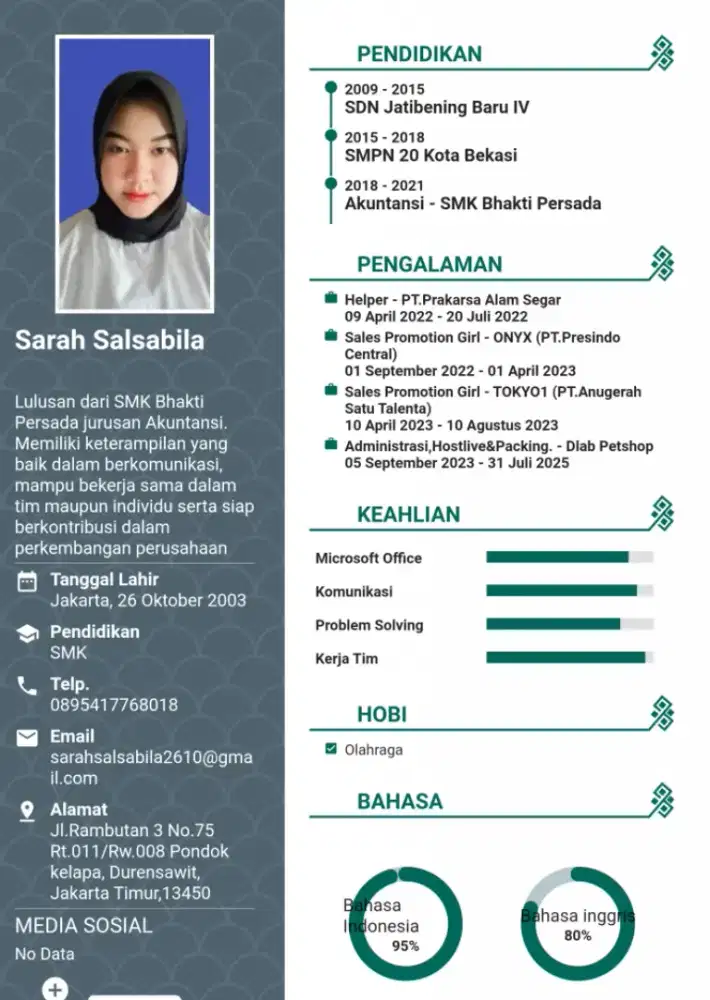 Mencari lowongan pekerjaan