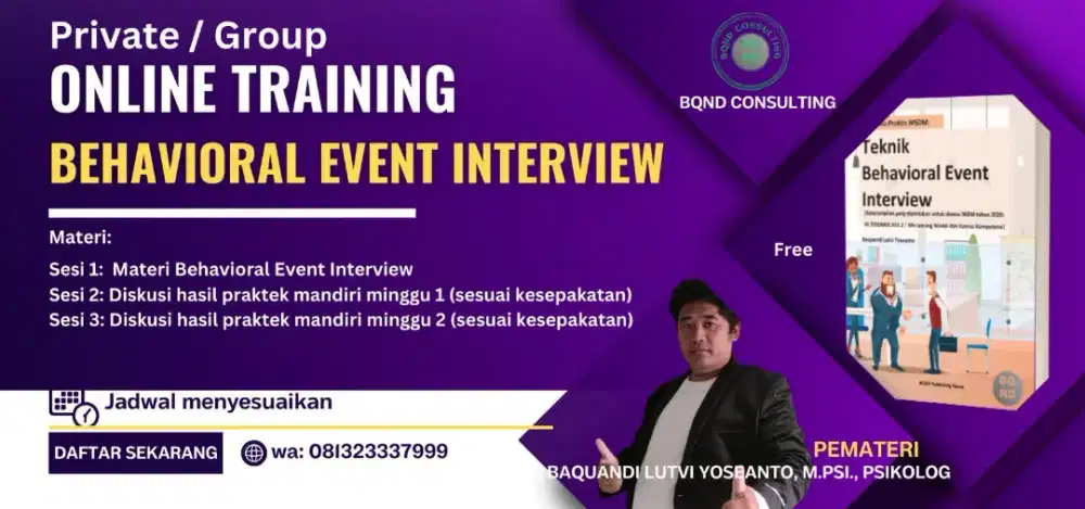 Kursus hrd: behavioral event interview