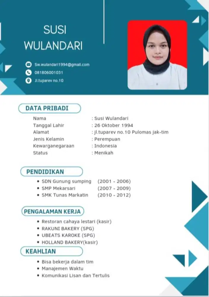 Saya mencari pekerjaan di bidang f&b,,umur saya 30 th