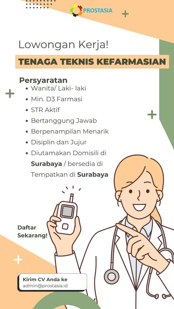 Lowongan Kerja - Tenaga Teknis Kefarmasian