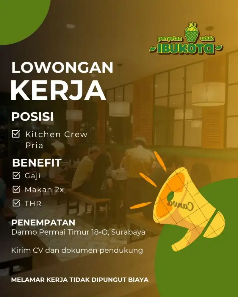 Lowonga Kerja Resto