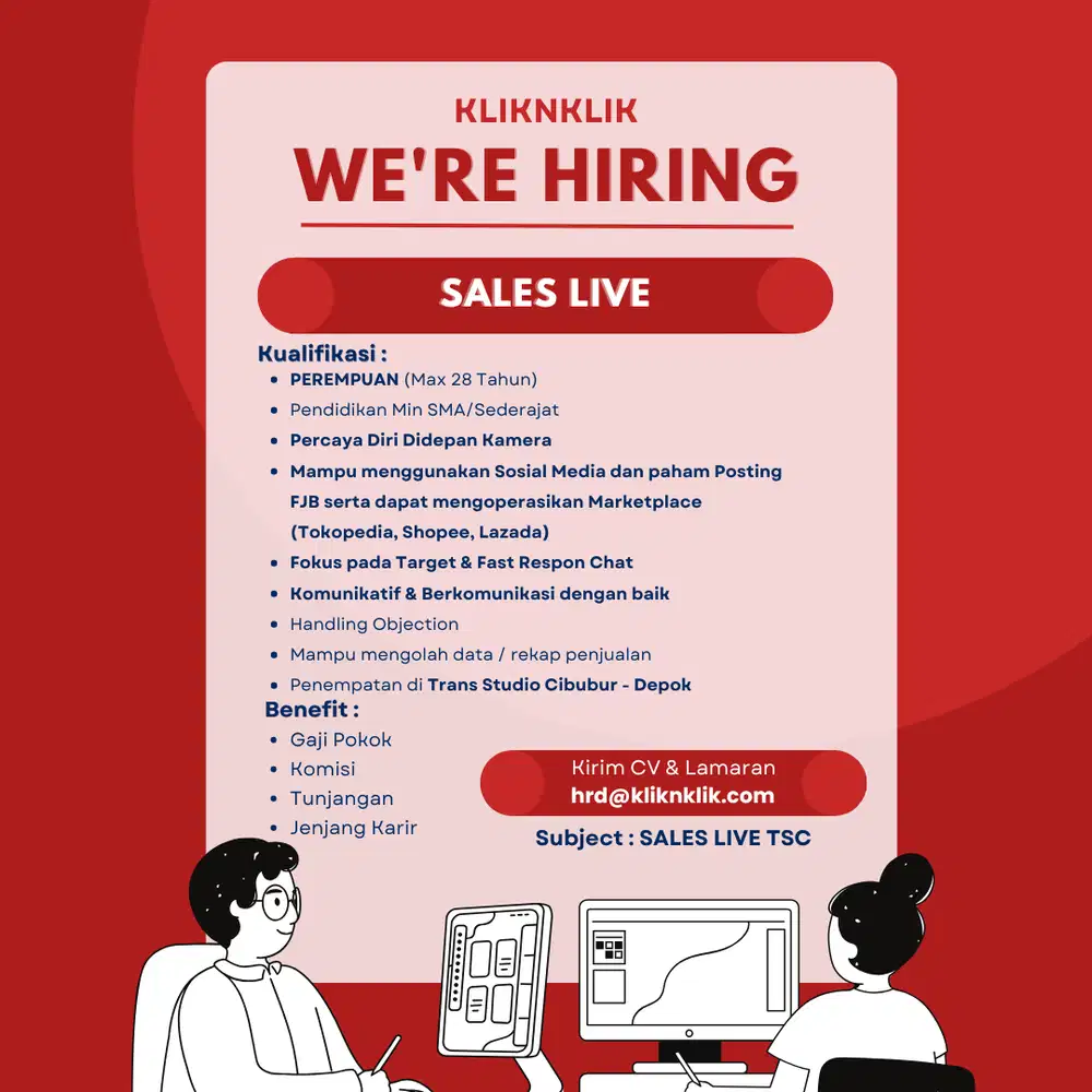 LOKER SALES LAPTOP