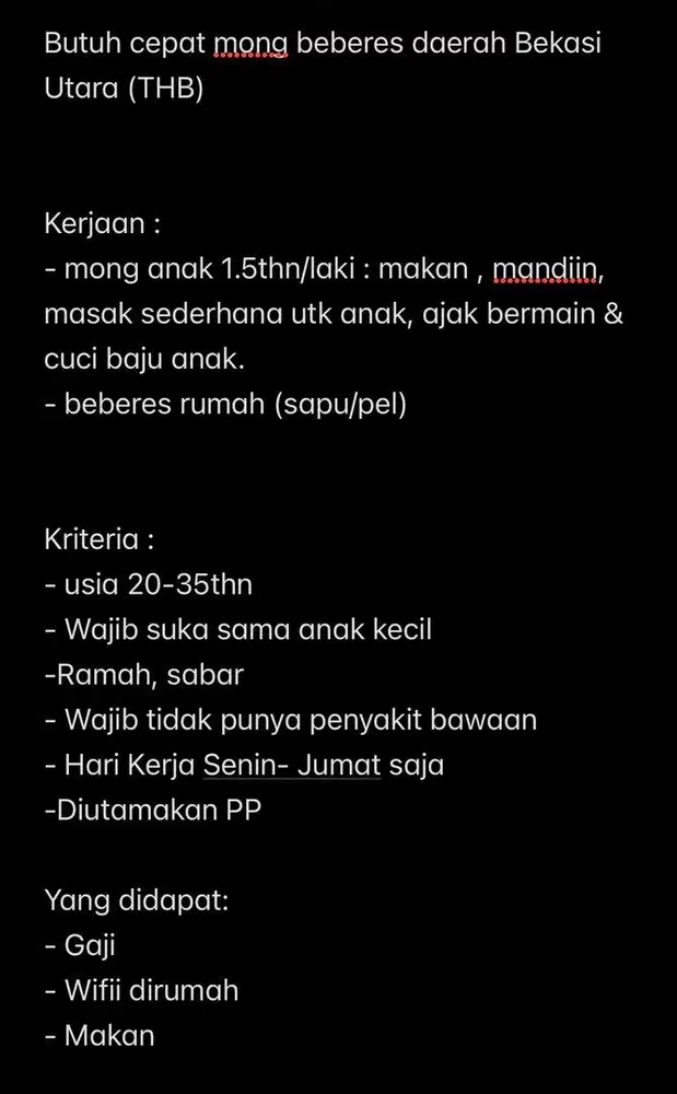 ART, MOMONG - BEKASI