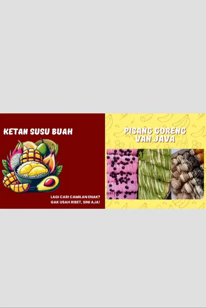 Lowongan kerja pisang goreng dan ketan susu
