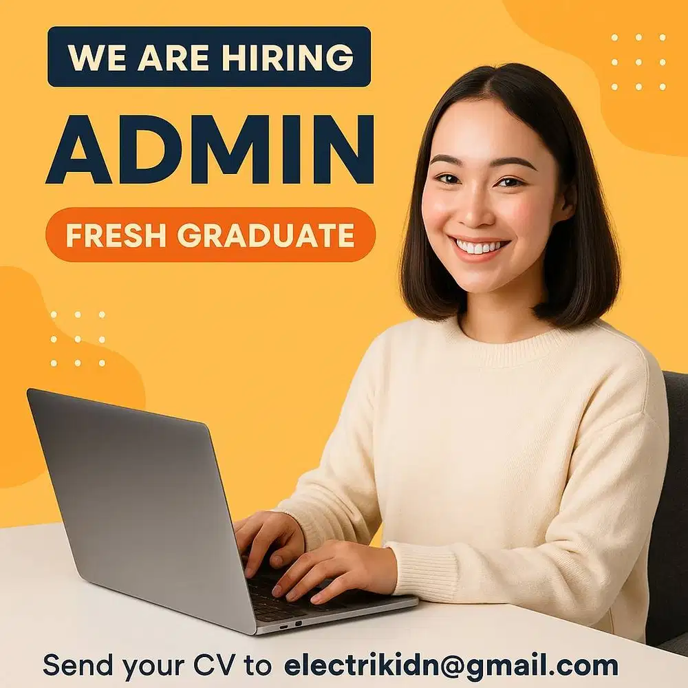 Lowongan Kerja Admin Wanita Fresh Graduate