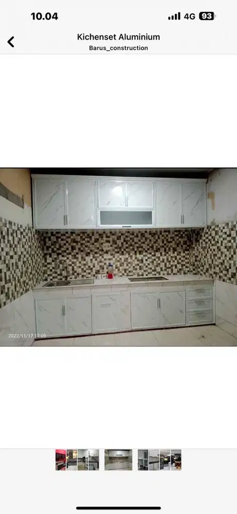 Kichenset anti rayap / aluminium
