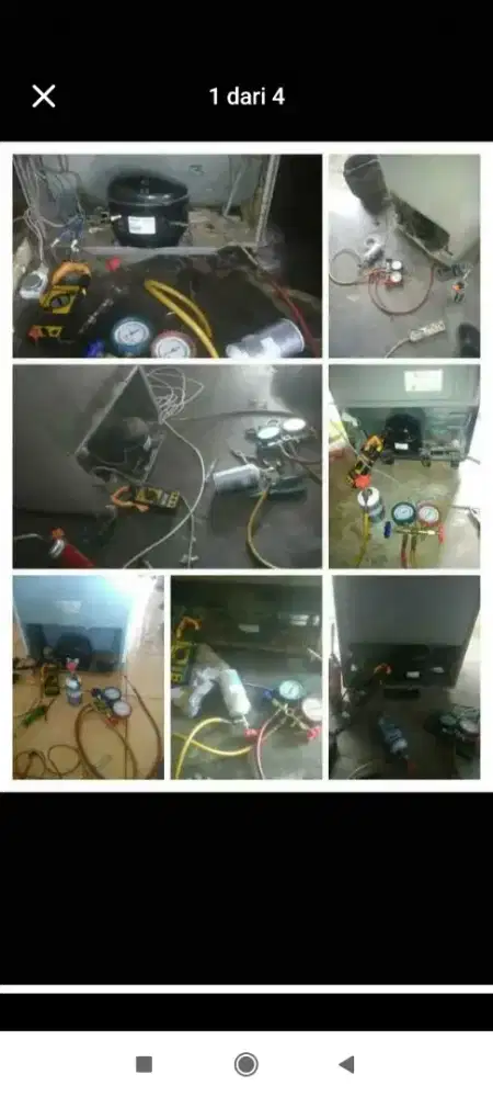 Perbaiki kulkas,showcase,frezer,m.cuci dan ac (service)