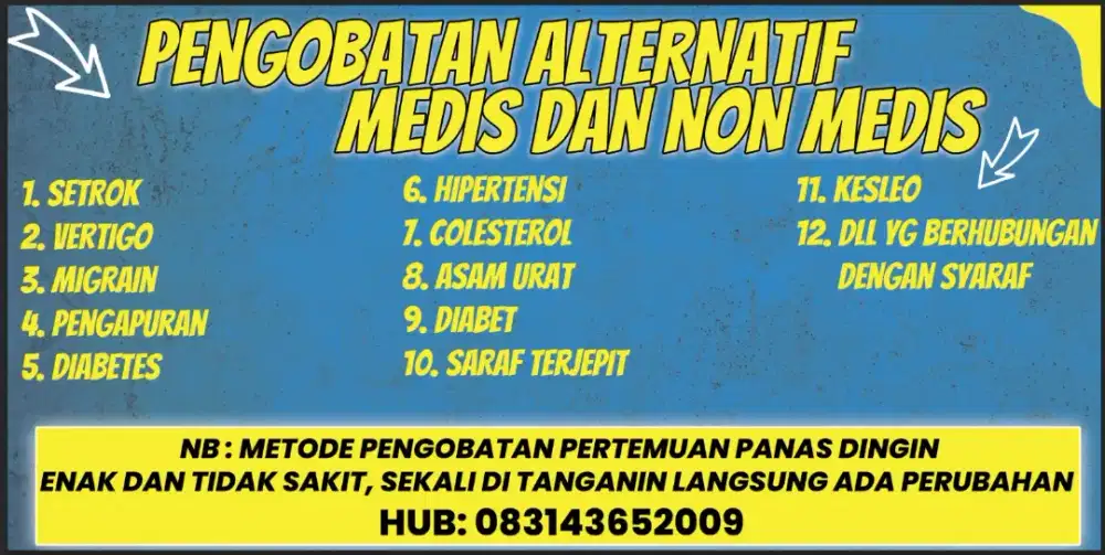 Assalamualaikum saya pengobatan