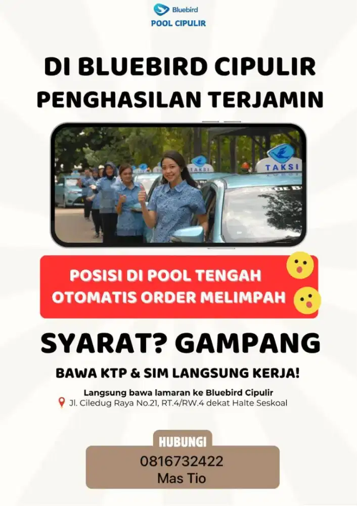 Lowongan supir taksi