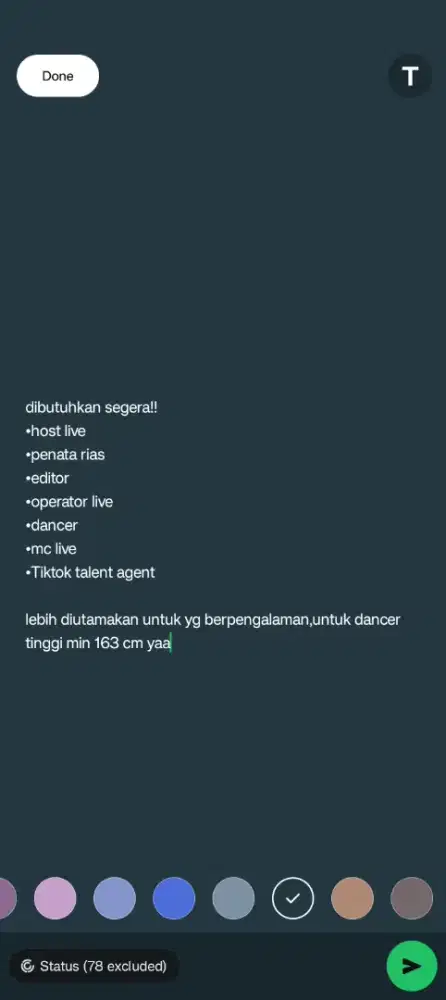 LOWONGAN PEKERJAAN