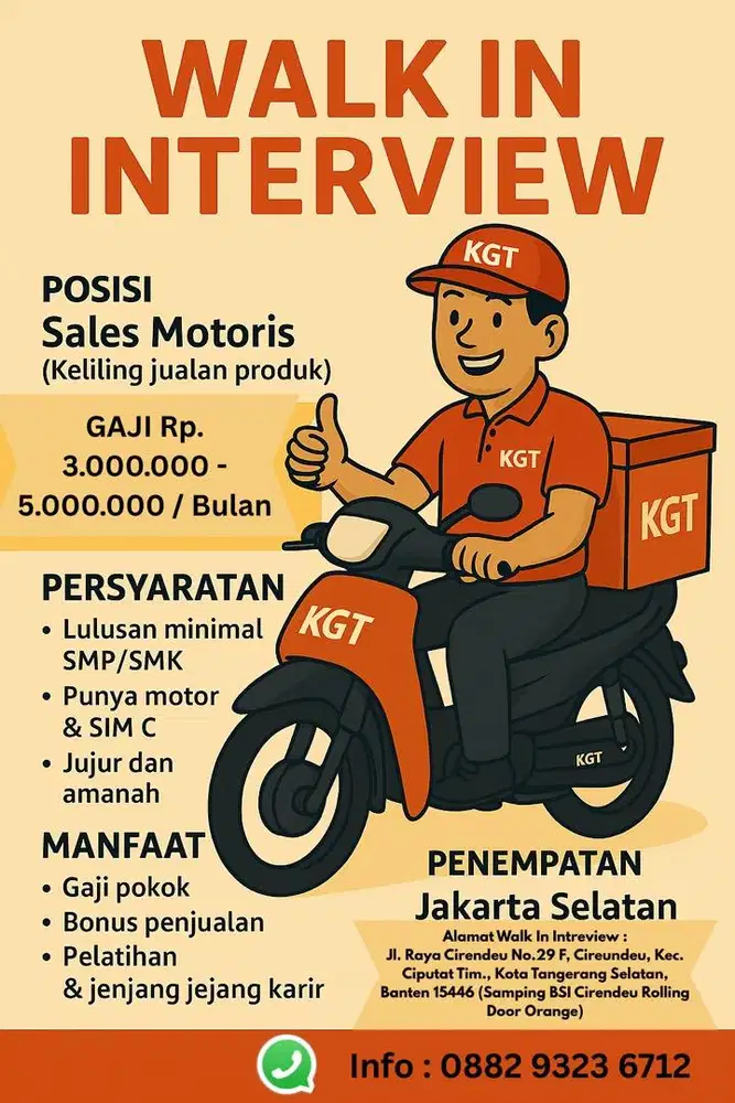 Lowongan sales canvasing