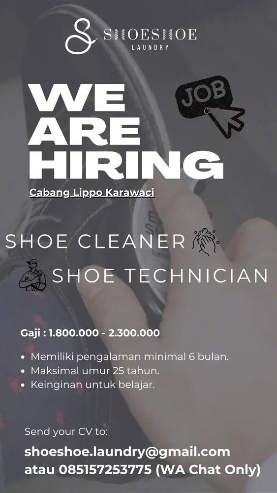 Lowongan Kerja Laundry Sepatu