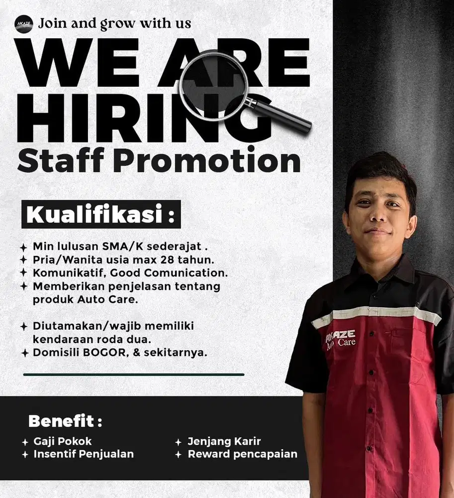 Loker Staff Promosi SPG / SPB