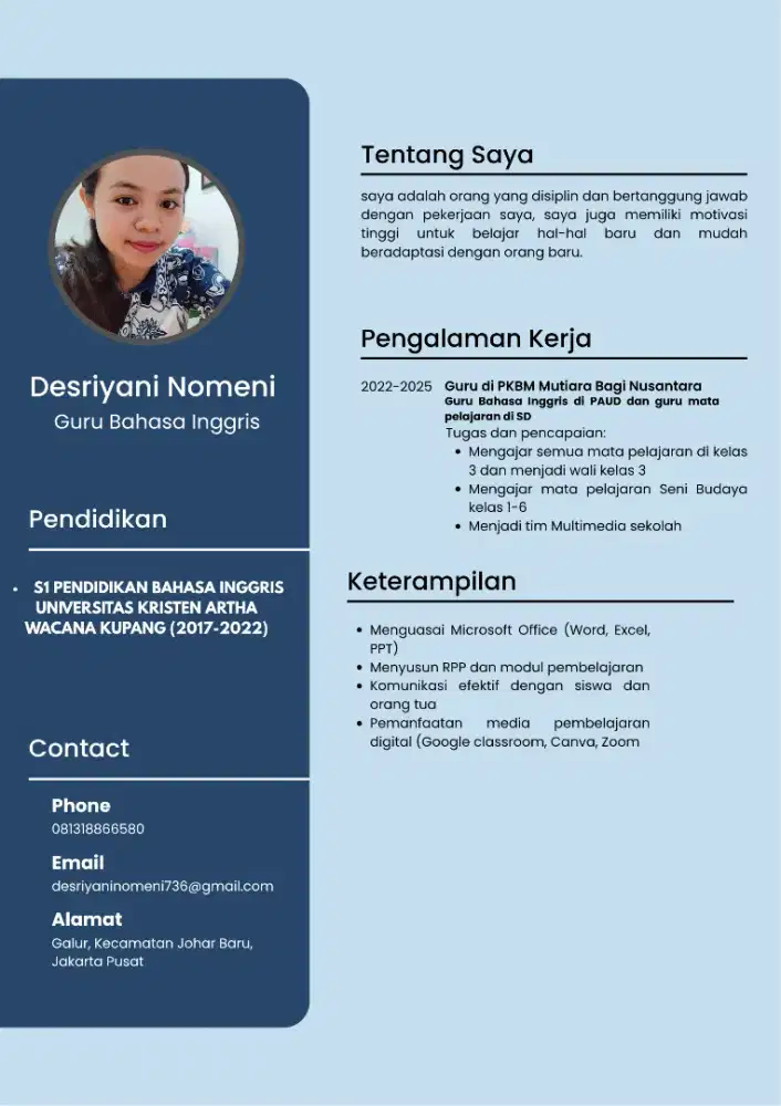 Mencari pekerjaan pengajar Sekolah Dasar