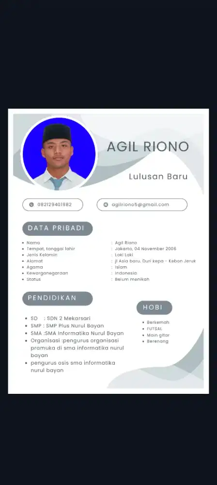 Lulusan SMA yang siap bekerja