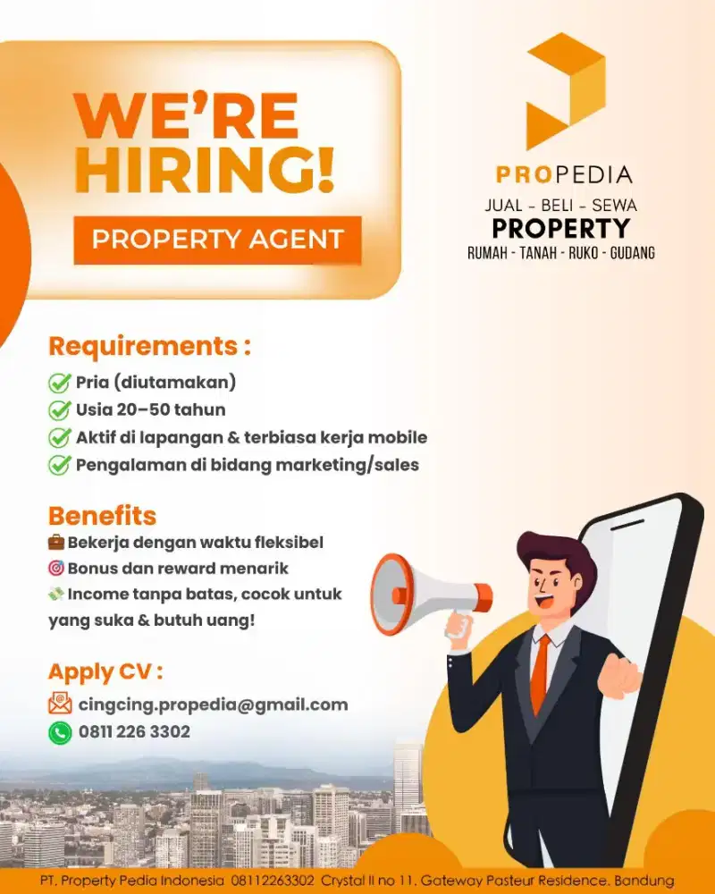Jadi agen properti yu