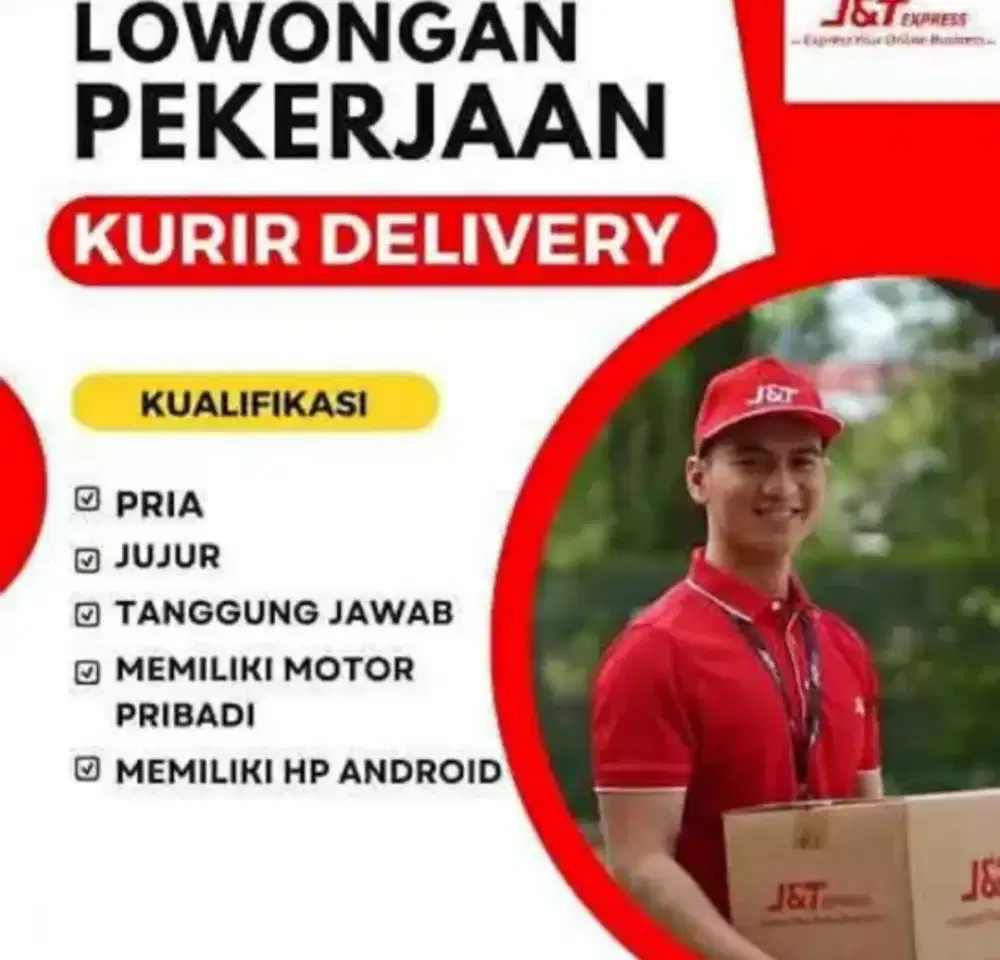Loker kurir   J&T cargo