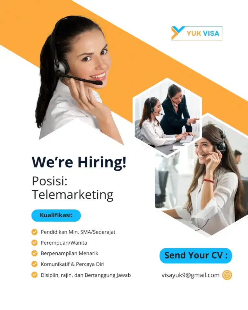 WE'RE HIRING TELEMARKETING