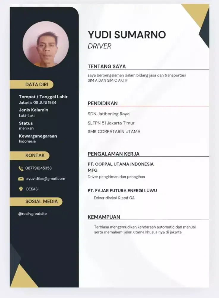 Cari loker driver