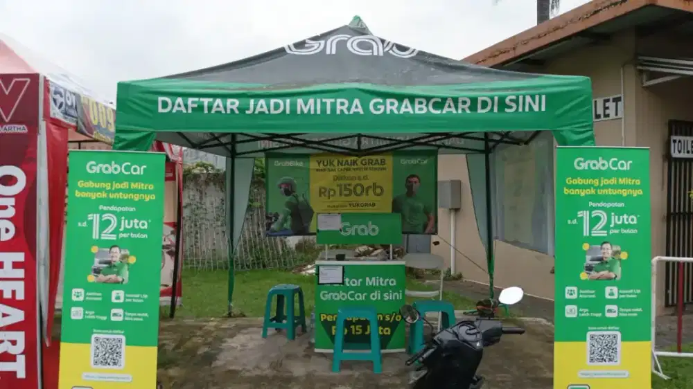 Silahkan yang mau daftar grabcar