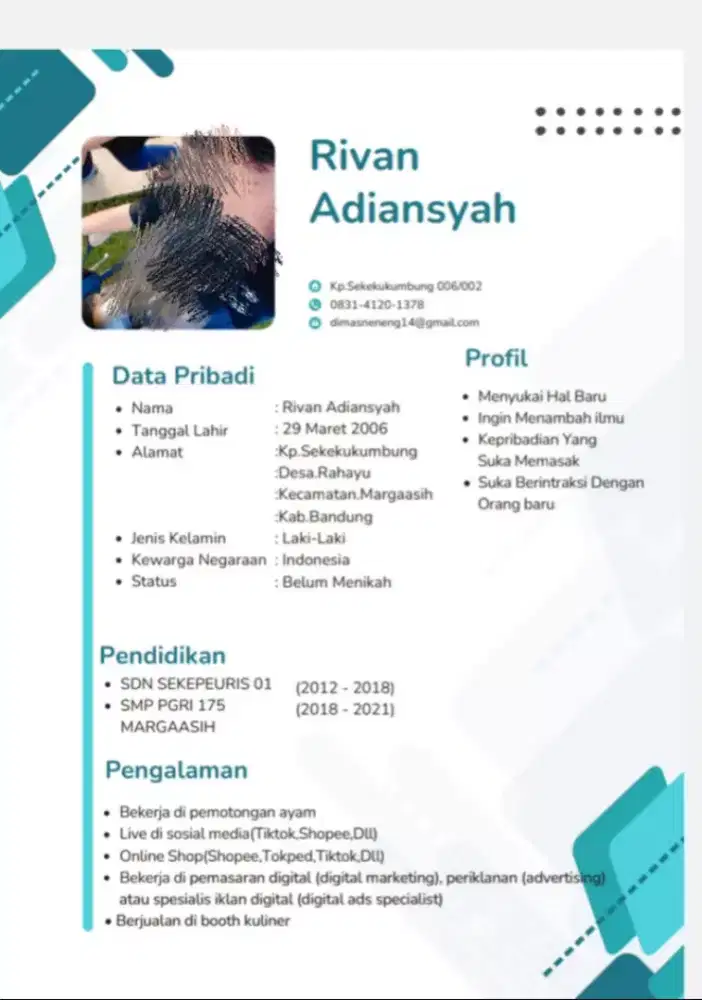 MENCARI KERJA APA SAJA
