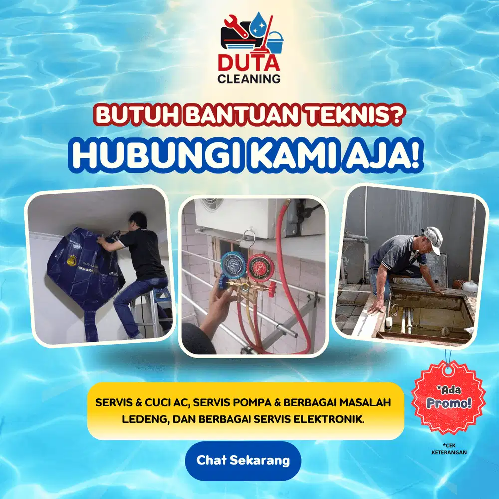 Duta Cleaning | Jasa Servis AC, Cuci Ac, Servis Elektronik dan Pompa.