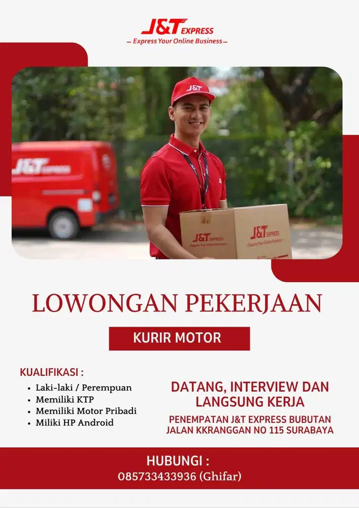 LOWONGAN KURIR MOTOR