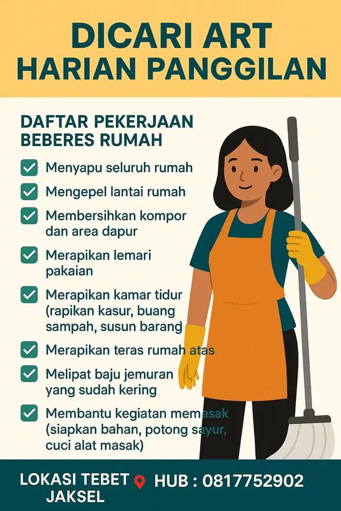 Dicari ART Harian